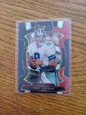 2025 Select Troy Aikman Prizm Red and Blue Shock #100