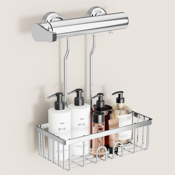 Duschkorb Zum HäNgen Duschablage Ohne Bohren Duschregal SS304 Edelstahl | Duschr-image