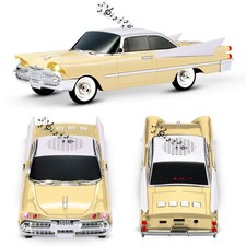 Beige WS-1965 Car Bluetooth Portable Speaker with LED AUX USB FM Rechargeable