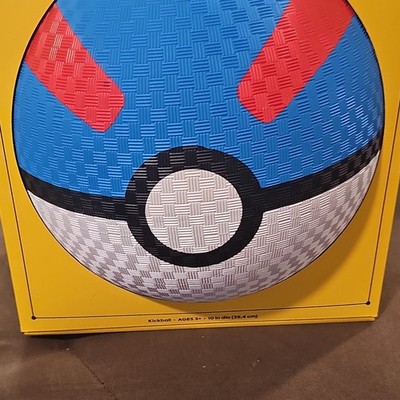 Pokémon x Target 10 in Textured Rubber Kickball Blue Red White Black 