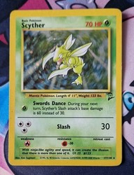 Scyther 17/130 Base Set 2 Holo Rare