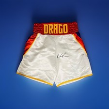 Pantaloncini box FLORIAN Munteanu firmati Drago Creed II Beckett E Autografia