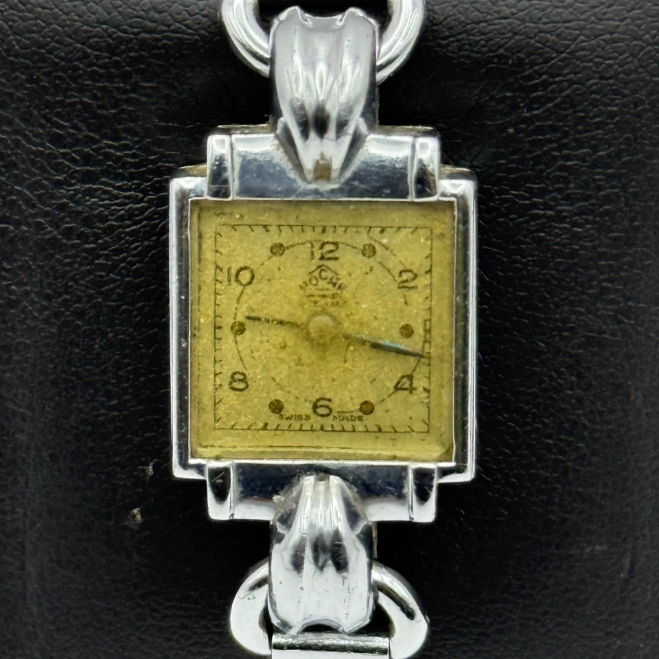 17mm Vintage Rocar Mujer Hecho en Suiza Manual Viento Cóctel Reloj Piezas / - Imagen 2 de 4
