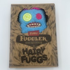 NEW ZURU FUGGLER HAIRY FUGGS SASQUOOSH BLUE FUNNY UGLY MONSTER PLUSH a13
