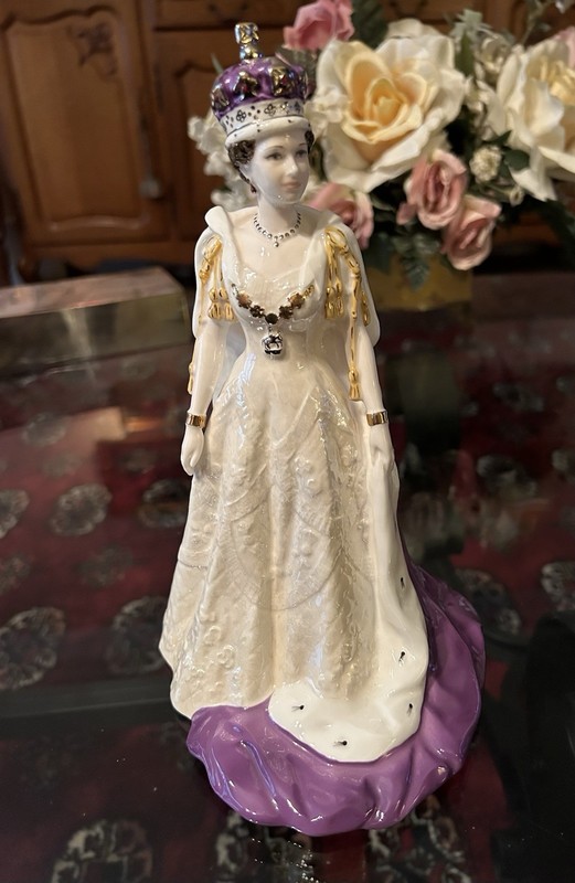 Coalport HM Queen Elizabeth II 70th Birthday Limited Edition Numbered Figurine