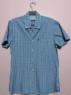 Chemise Barbour bleu taille S en excellent état - Photo 1/4
