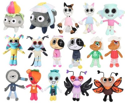 Pebble Plush Yatta Astro Vee Scraps Coal Finn Plushie Toy for Game Fans