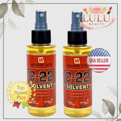 2 X Walker Tape C-22 Citrus Solvent, Adhesive Remover 4oz/118 ml Each