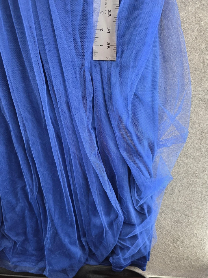 Vestido Windsor Para Mujer Grande Tul Maxi Formal Vestido Tirantes Noche Baile de graduación Foto 3 de 4