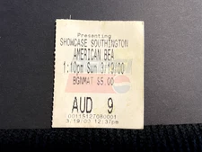Vintage Movie Ticket Stub American Beauty