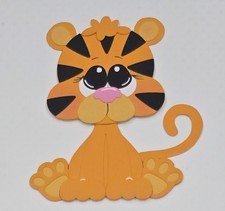 Baby Tiger. Scrapbook, Card making Paper Piecing