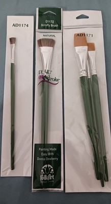 Plaid One Stroke Folk Art Donna Dewberry  Brushes NOS  AD1171 AD1172 AD1174