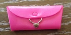 Vintage Barbie PAK Bright Hot Pink Purse Clutch to Match Orange Blouse