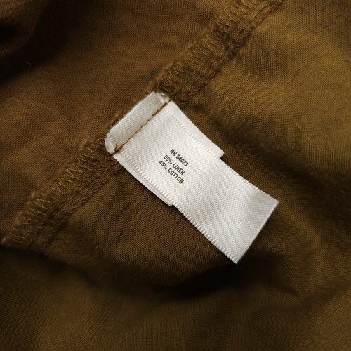 Pantaloncini di lino Gap taglia 20 donna marrone alta altezza - Foto 4 di 8