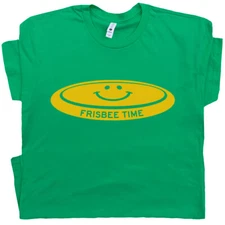 Ultimate Frisbee T Shirt Disk Golf 70s Deadhead Cool Vintage Retro Graphic Tee