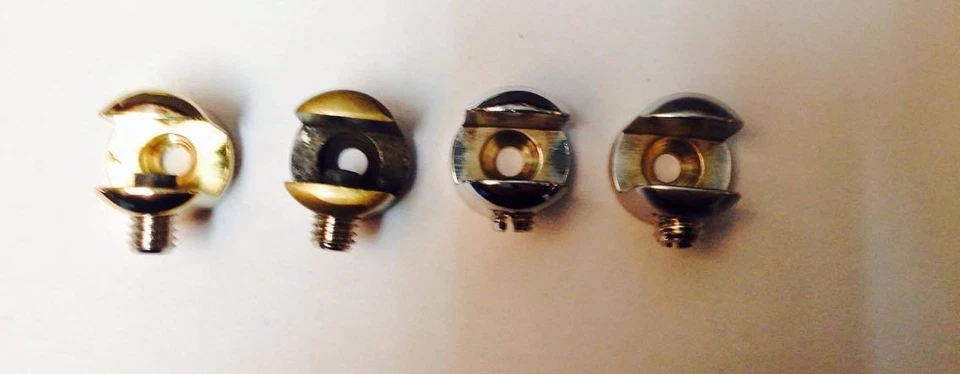 REGGIMENSOLA SUPPORTI PER MENSOLE VETRO,LEGNO IN OTTONE SPESSORE DA 6MM 8MM - Immagine 3 di 3