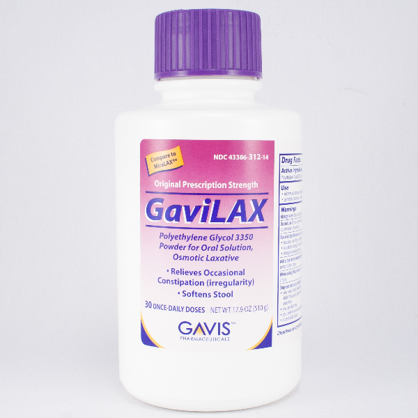 Gavilax Polyethylene Glycol 3350 Powder for Oral Solution