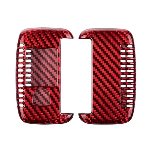 Carbon Fiber Remote Key Shell Cover Case Fit Land Rover Range Rover Discovery - Foto 4 di 6