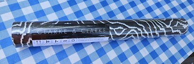 Clarke & Clarke FIJI CHARCOAL Wallpaper Roll W0082/01 (11yds X 21 ins) NOS.  