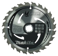 Image of Makita 165mm 24 Tooth Circular Saw Blade 20mm Bore Clean Cut Wood MForce B-32007