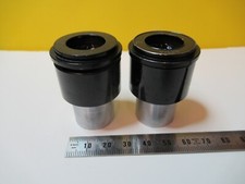 OLYMPUS JAPAN PAIR Bi WF10X EYEPIECE MICROSCOPE OPTICS AS PICTURED 14-C-34