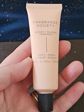 FRAGRANCE SOCIETY Poppy, Peony and Pearl Barley Hand and Nail Cream BRAND NEW