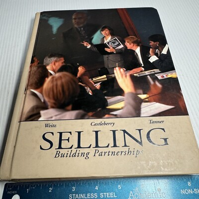 #ad Selling Building Partnerships Weitz Castleberry Tanner 4th Edition Book $19.96