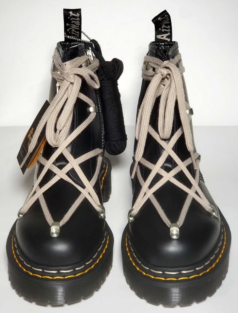 Dr Martens x Rick Owens 1460 Bex Lace Up Boots Sz Mens 8 / Womens