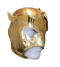 Máscara de lucha libre para adultos Gold Scorpion (pro-LYCRA) Lucha Libre - dorada