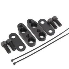 Black Handlebar Risers Adapter Mount For Honda Goldwing GL1800 GL 1800 2001-2017