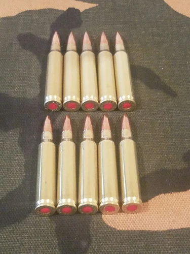 223/5.56 SNAP CAPS SET OF 10 (Safety Red)