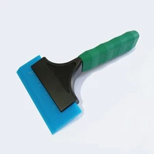 Long Handle BlueMax Rubber Blade Ice Scraper Printing Squeegee Window Tint Tools
