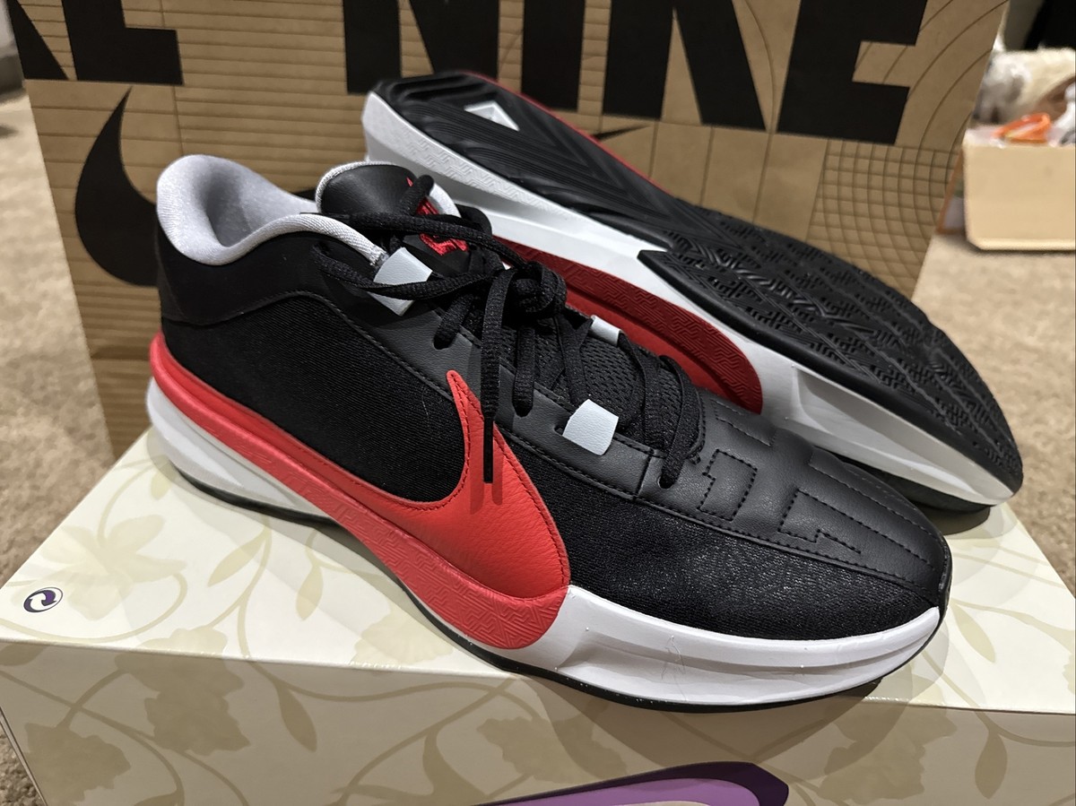 Mens Nike Zoom Freak 5 Sneakers Black/University Red Size 14  display picture 1