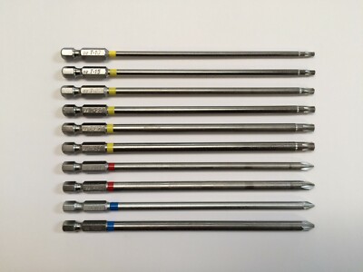 TORX TX PZ PH Bits 150 mm extra lang T10 T15 T20 T25 T27 T30 Bit Satz 