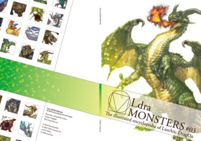 Ldra Monsters 3 Art Book LunAtic DragOn G.River B5/44P Doujinshi