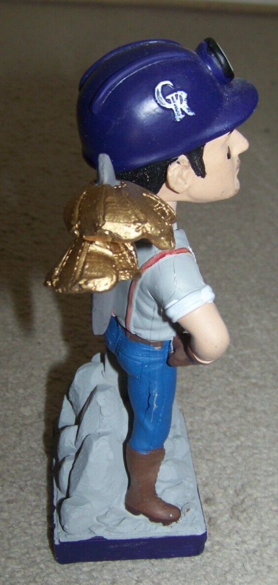 Colorado Rockies 2016 Nolan Arenado bobblehead Gold Glove Miner
