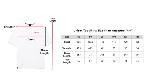 YONEX 24F/W Unisex Badminton T-Shirts Sportswear Casual Top OverFit 243TS047U - 第 6/6 張圖片