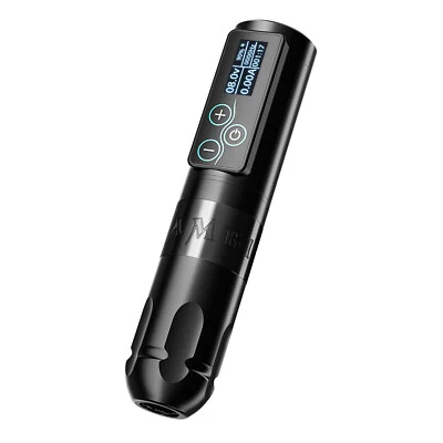 AMBITION Wireless Tattoo Maschine Rotary Pen 2400mAh Akku bürstenloser Motor Touchscreen