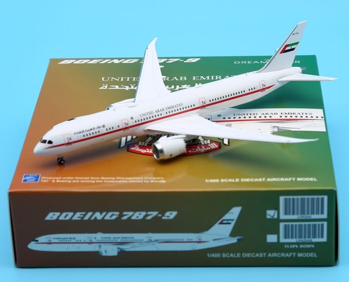 JC Wings 1:400 UAE Abu Dhabi Airlines Boeing 787-9 Diecast Flugzeug Modell A6-PFE - Bild 1 von 6