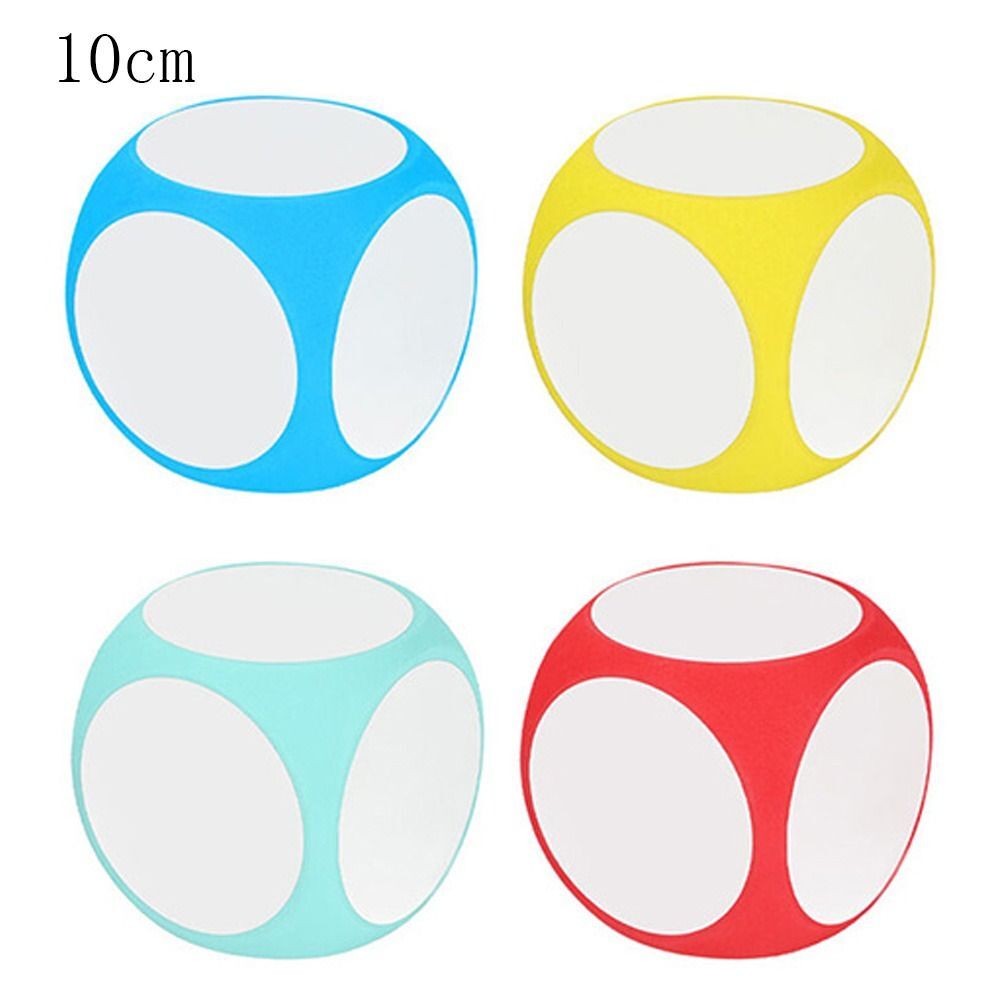 Board Game Whiteboard Dice Cubic Blank Dice Portable Wipe Off Dice