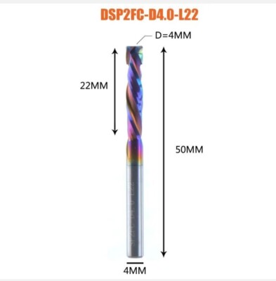 Spiral Carbide Milling Tool CNC Router Bit Compression Wood End Mill Cutter Bits