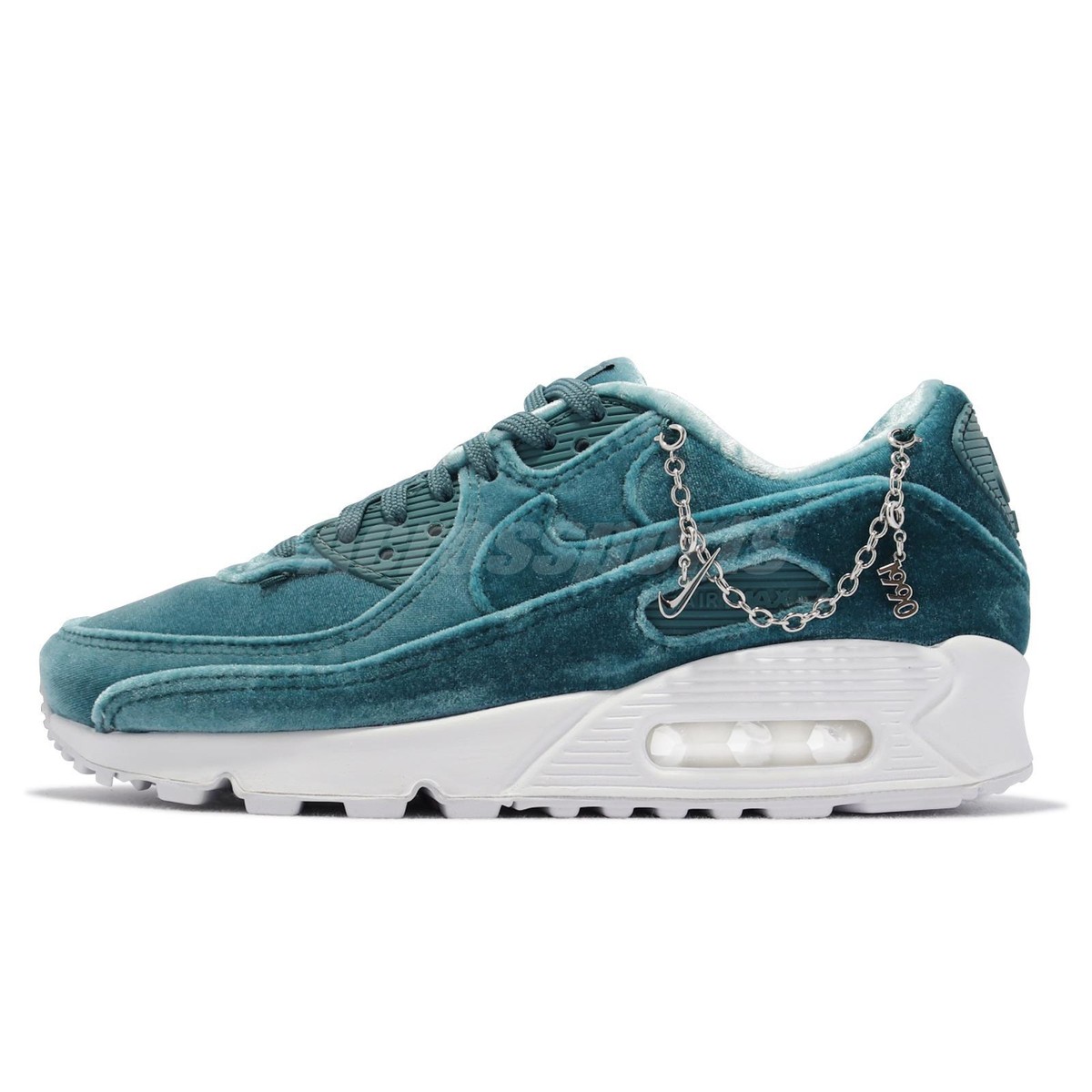 ★luck★ Nike Wmns Air Max 90 Lucky Charms Ash Green Blue Women