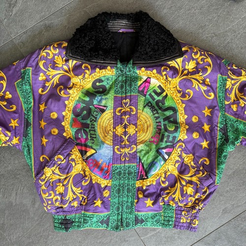 GIANNI VERSACE Seda Bomber Mix-Barroco Estampado Talla 52 desde F/W 1991/92 - Imagen 23 de 24