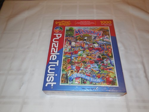 Something's Amiss! 1000 piece puzzle. Missouri Spirit. Show Me State. New/Sealed