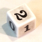 MINDTRAP 0, 1, 1, 1, 2, 3 dice:  one single die — photo 1