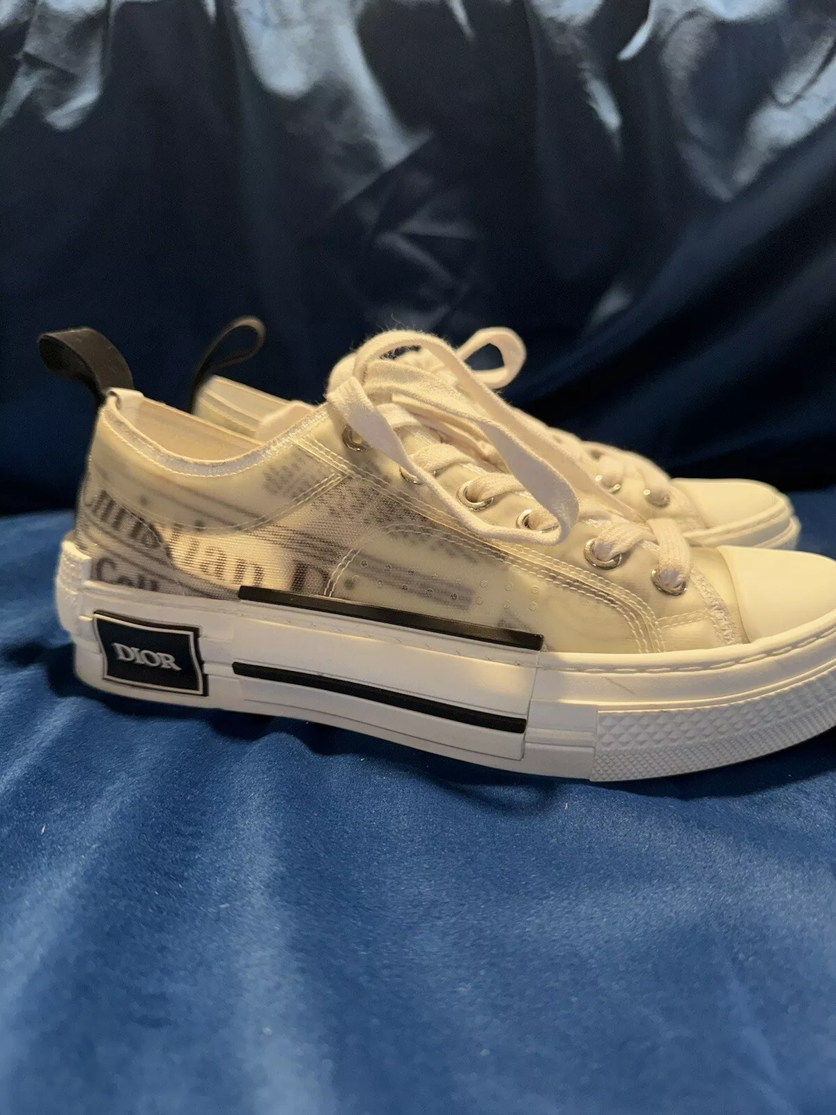 Taille 5,5 US/ Papier journal bas Daniel Arsham x Dior B23