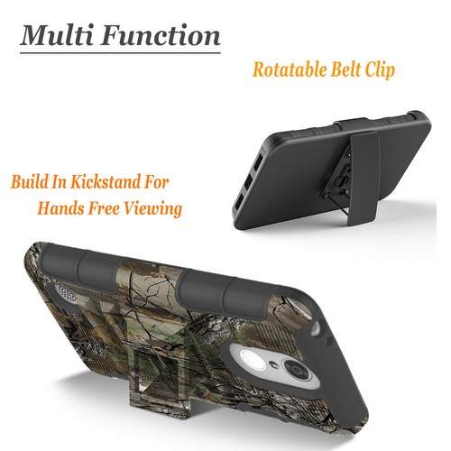 For LG Stylo 3 / 2 V Plus Case Phone Cover Belt Clip +Tempered Glass Protector - Picture 30 of 32