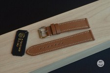 20 mm Cinturino artigianale rilascio rapido Luxury Epsom Leather Strap Handmade