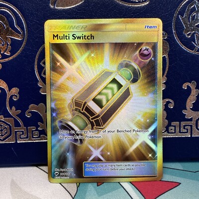 Multi Switch 164/147 Secret Gold Rare Sun & Moon Burning Shadows Pokemon NM - | eBay Multi Switch 164/147 Secret Gold Rare Sun & Moon Burning Shadows Pokemon NM - | eBay