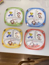  SUPER CUTE  Monkey Theme Divided Children  s Food Plate 9  X 9         L K